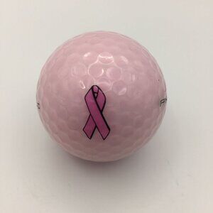 Pinnacle CLR 1 Soft Pink Golf Ball Breast Cancer Awareness Ribbon